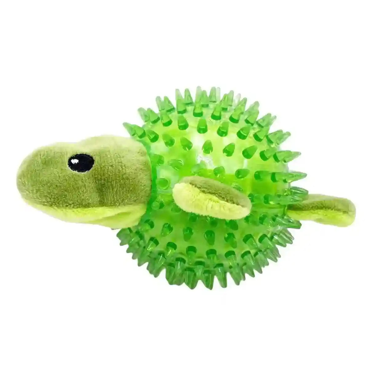 Durable Squeaky Dog Toy Fun Hedgehog & Turtle Chew Toy for Small to Medium Dogs
