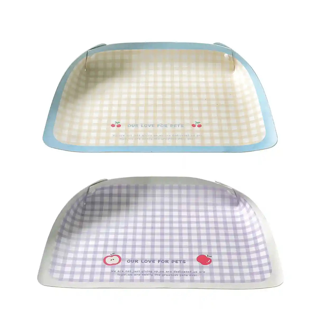 Waterproof Pet Feeding Mat for Cats and Dogs Non-Slip PU Leather Placemat