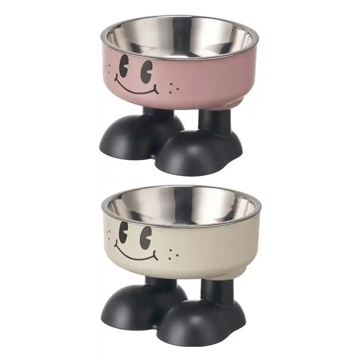 Non-Slip Stainless Steel Pet Bowl with Elevated Base