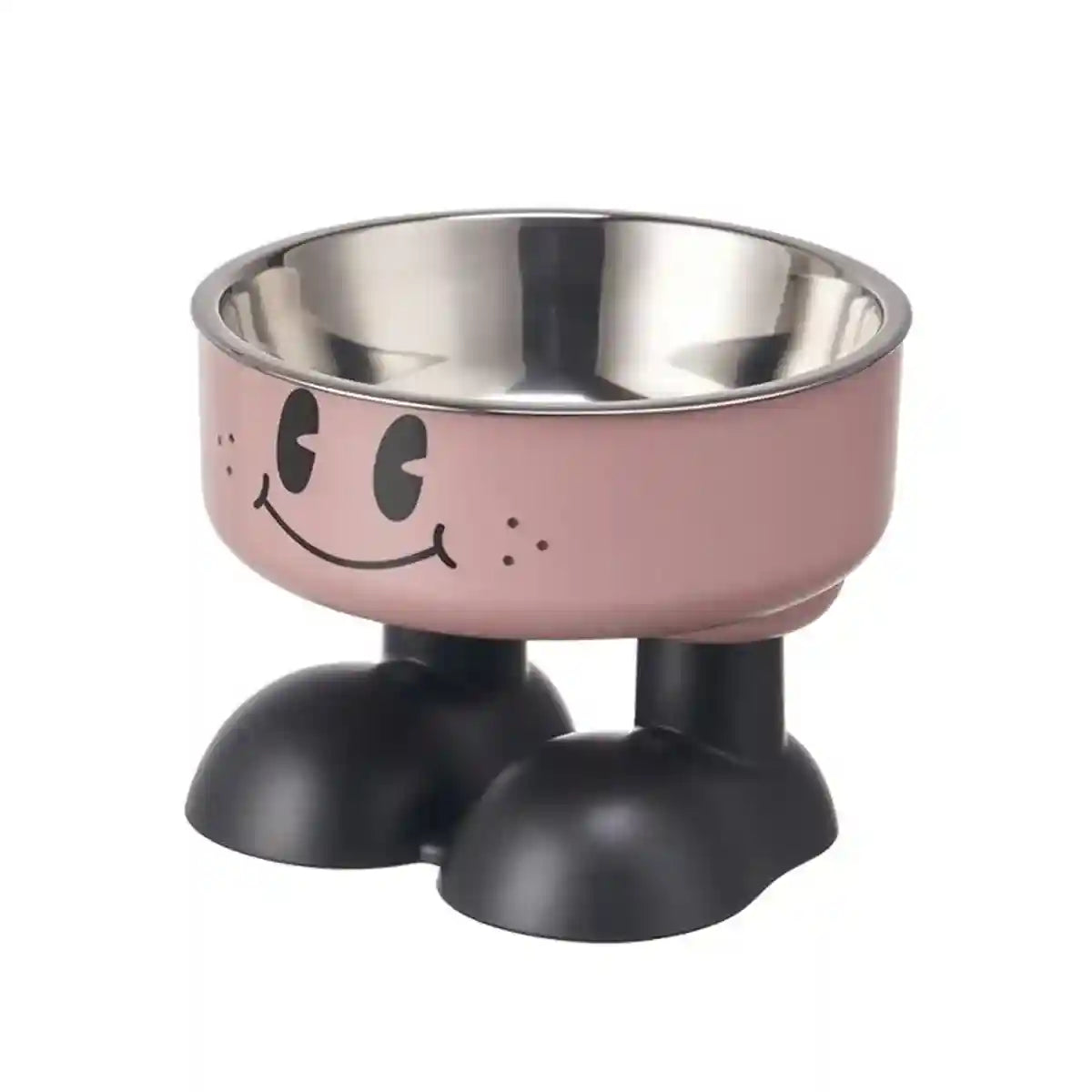 Non-Slip Stainless Steel Pet Bowl with Elevated Base