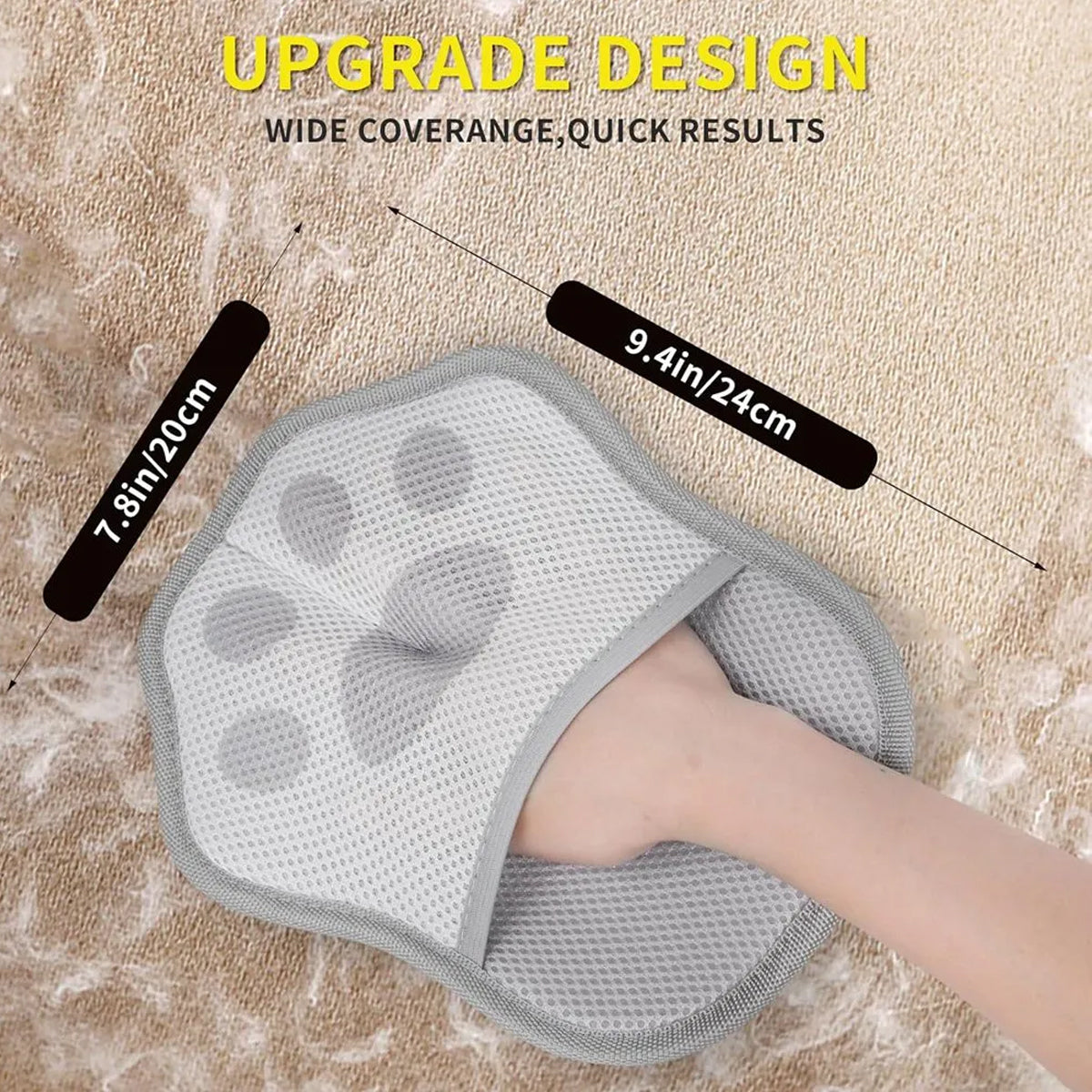 Pet Hair Removal Gloves (2PCS)