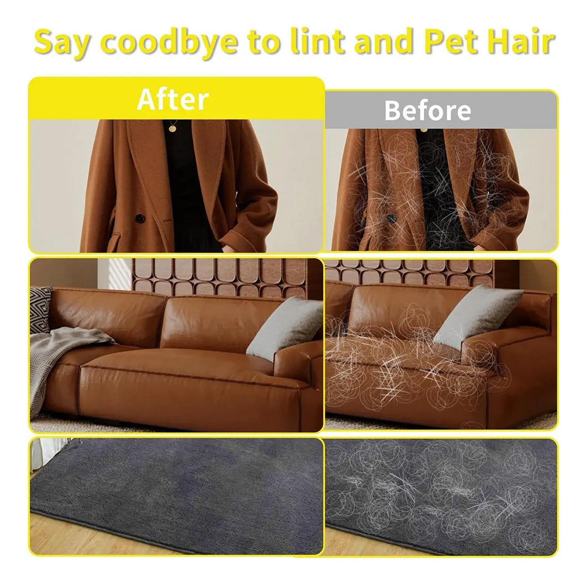 Pet Hair Removal Gloves (2PCS)
