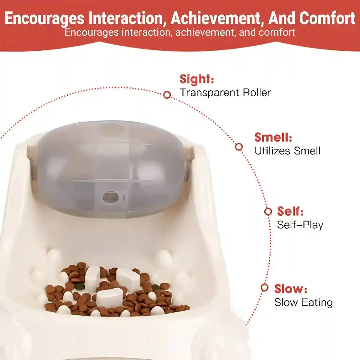 Interactive Barrel Design Dog Slow Feeder Toy with Adjustable Dispensing Holes