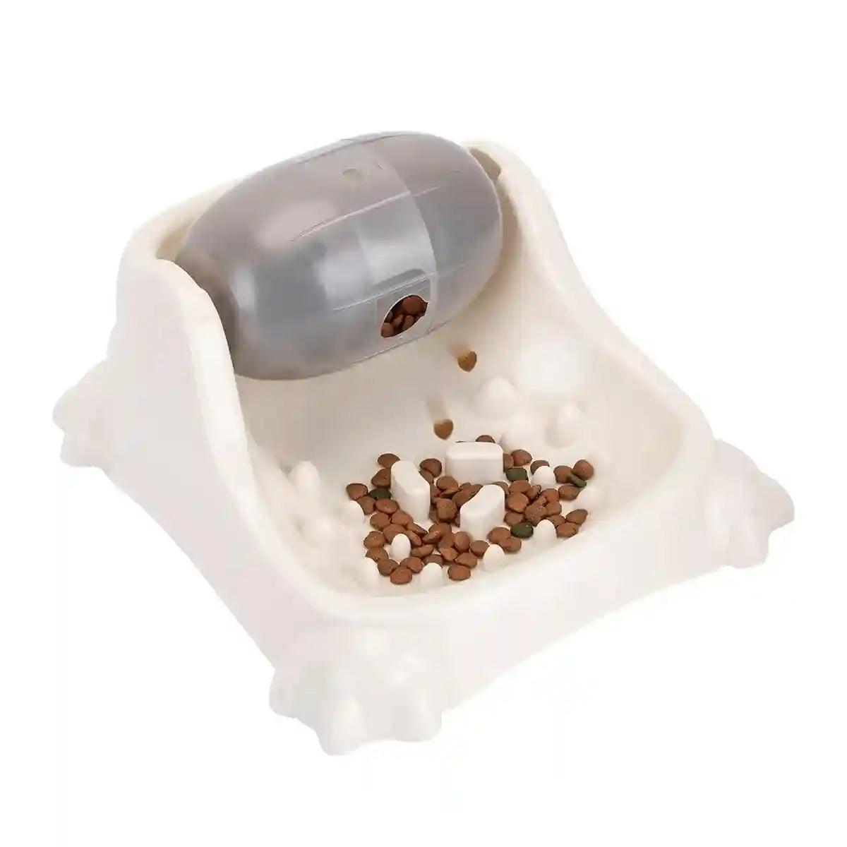 Interactive Barrel Design Dog Slow Feeder Toy with Adjustable Dispensing Holes