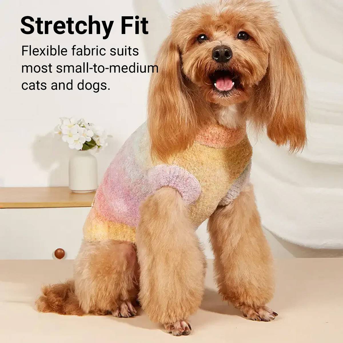 Gradient Pet Sweater Soft Knit For Dogs And Cats