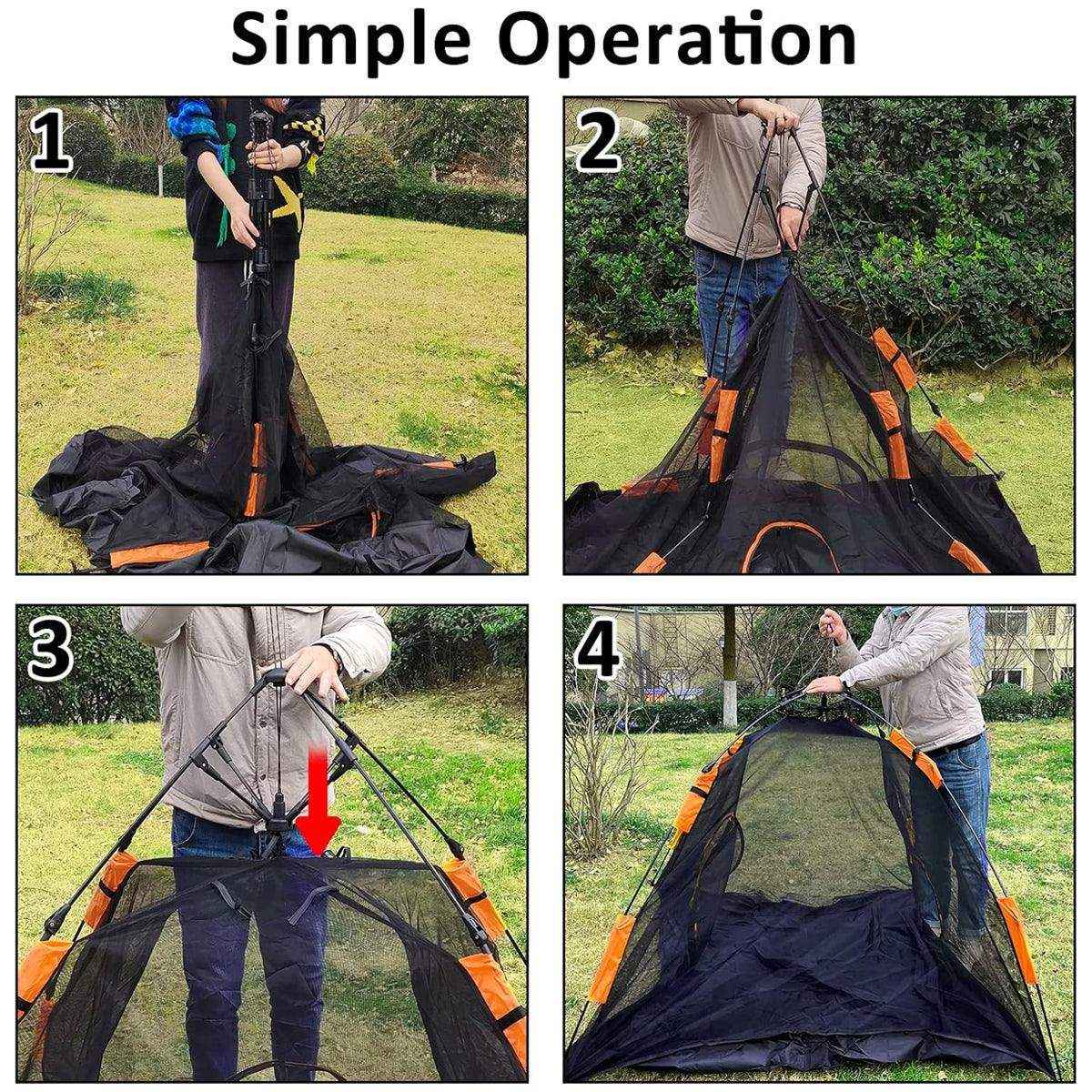 4pcs Foldable Cat Tunnel Outdoors Breathable Mesh Playpen for Safe Outdoor Fun