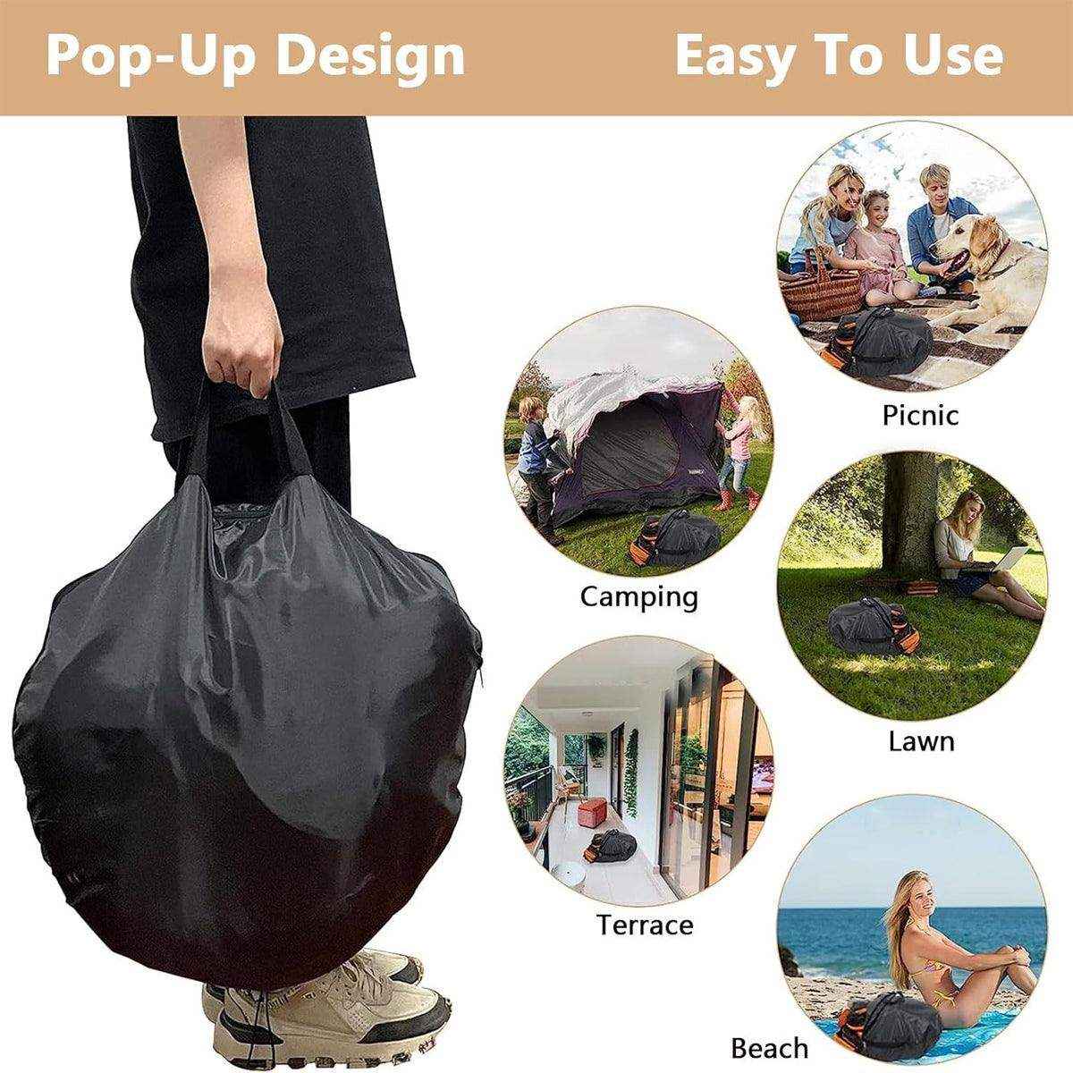 Foldable Cat Tunnel Outdoors Portable Mesh Playpen for Secure Outdoor Fun