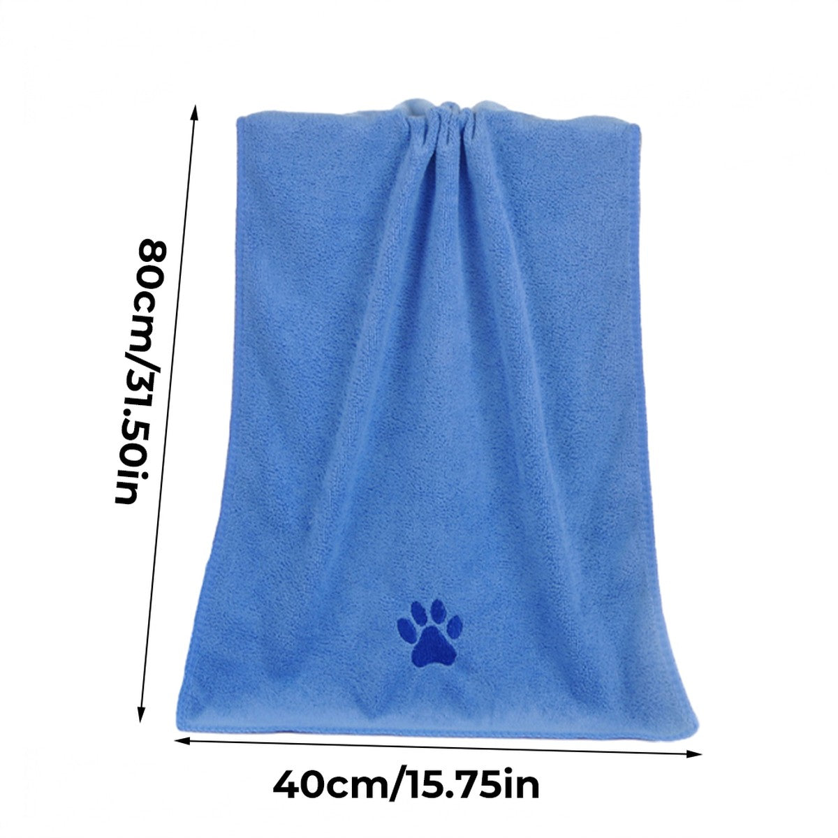 4-Piece Microfibre Pet Towel Set for Dogs and Cats