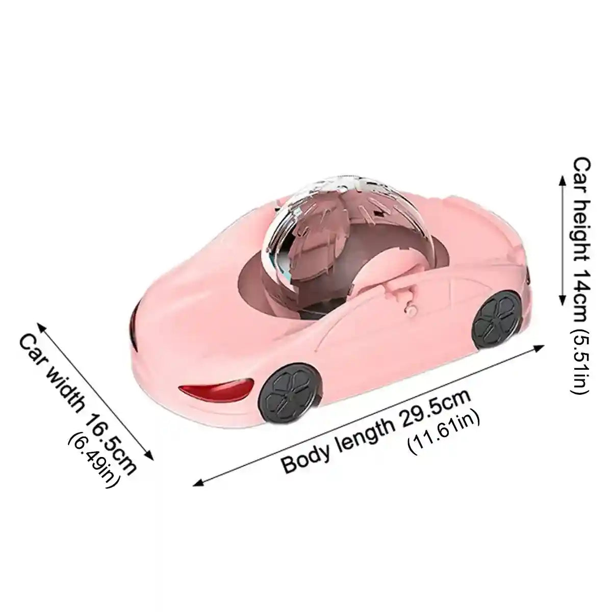 Interactive Hamster Toy Car with Detachable Running Ball 3-in-1 Play