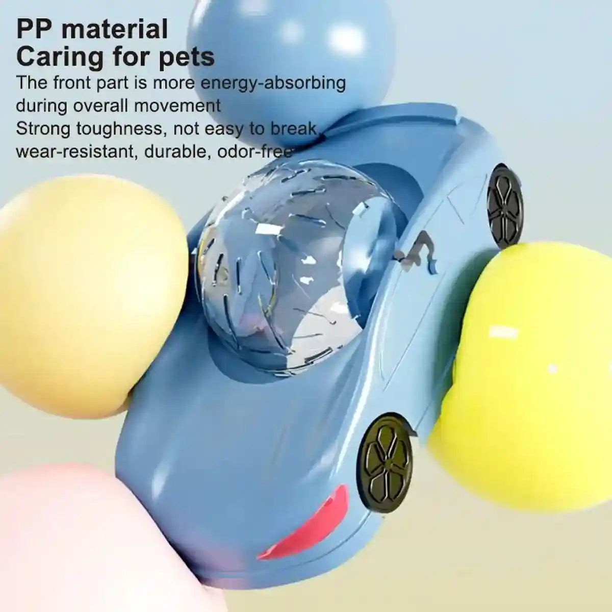 Interactive Hamster Toy Car with Detachable Running Ball 3-in-1 Play