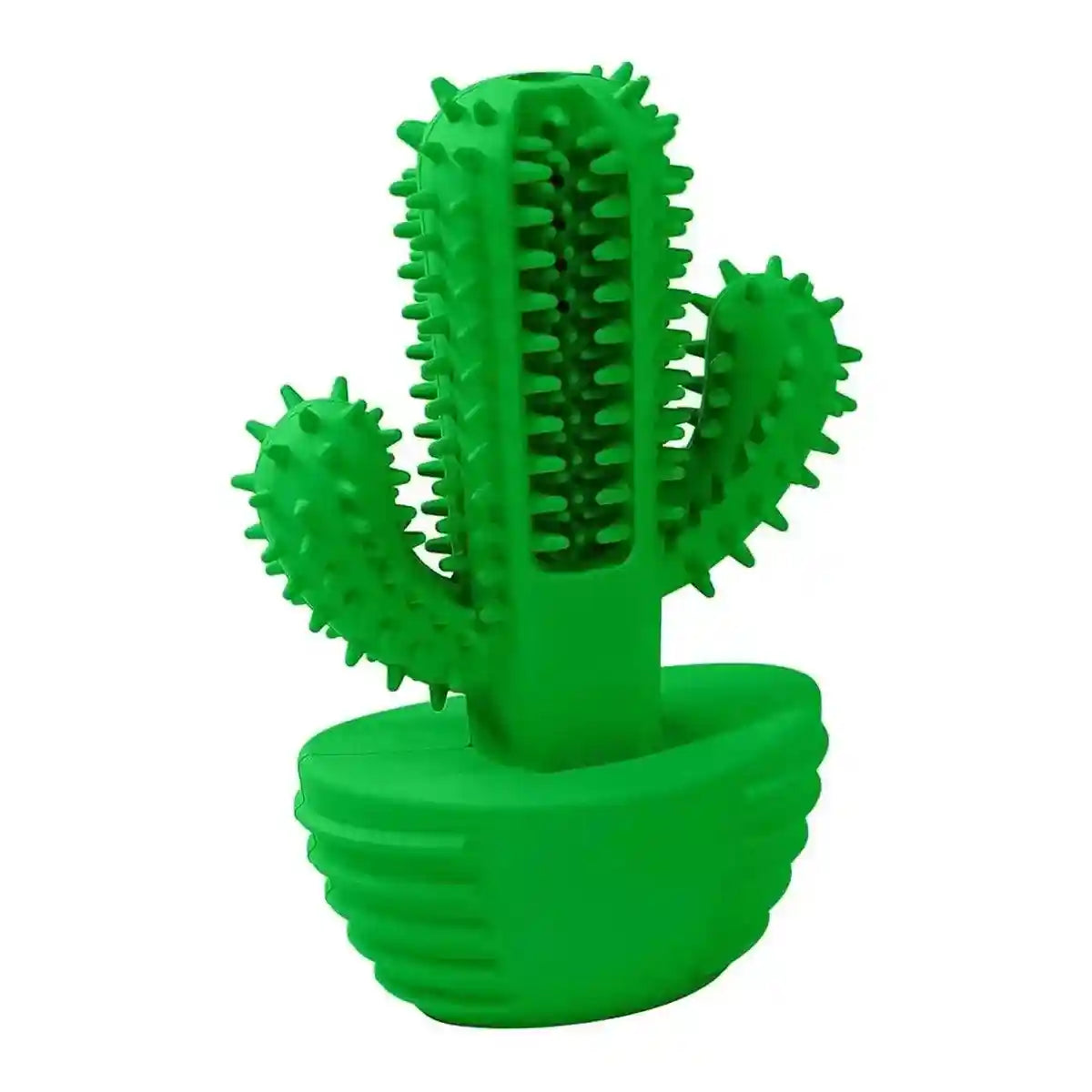 Cactus Shape Dog Chew Toy for Teeth Cleaning and Anxiety Relief