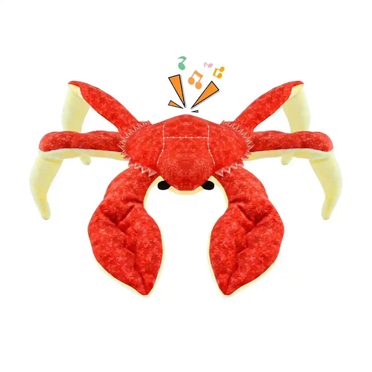 Durable Plush Crab Dog Toy for Interactive Play
