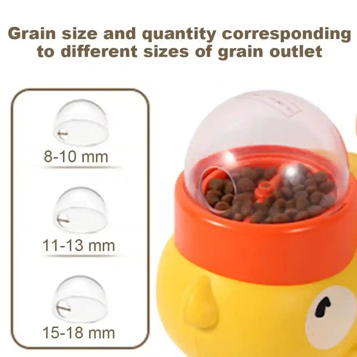 Duck Slow Feeder Toy for Dogs Interactive Puzzle Treat Dispenser