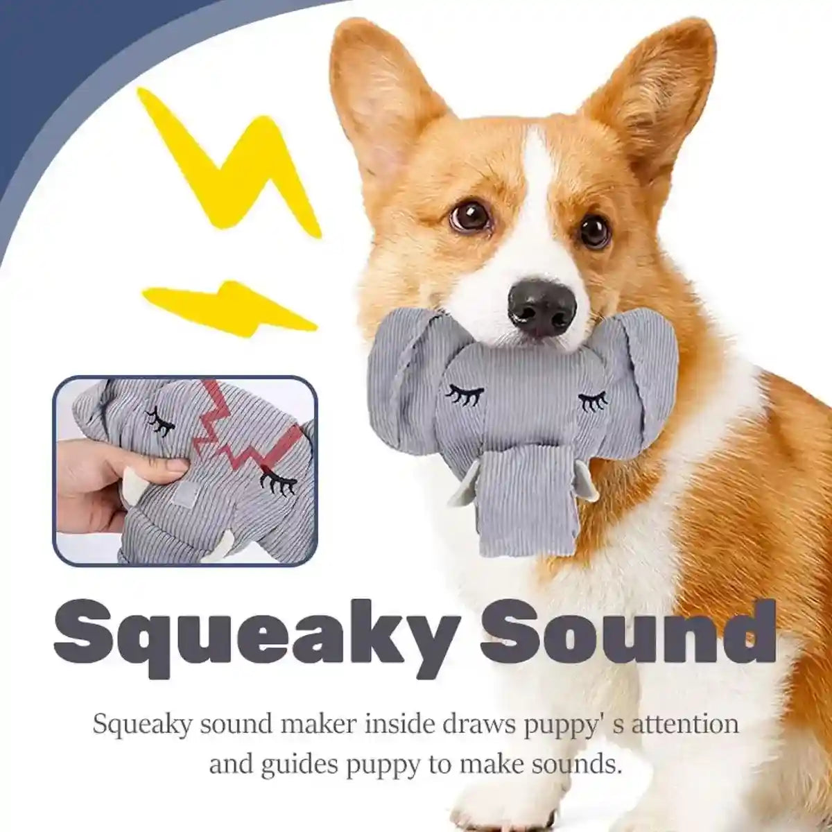 Elephant Snuffle Dog Toy Interactive Nose Work & Chew Training Toy