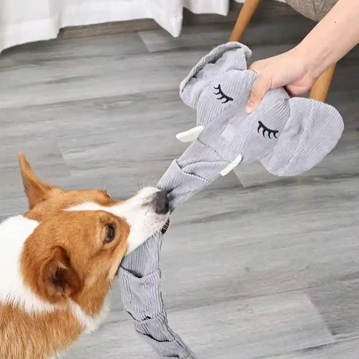 Elephant Snuffle Dog Toy Interactive Nose Work & Chew Training Toy