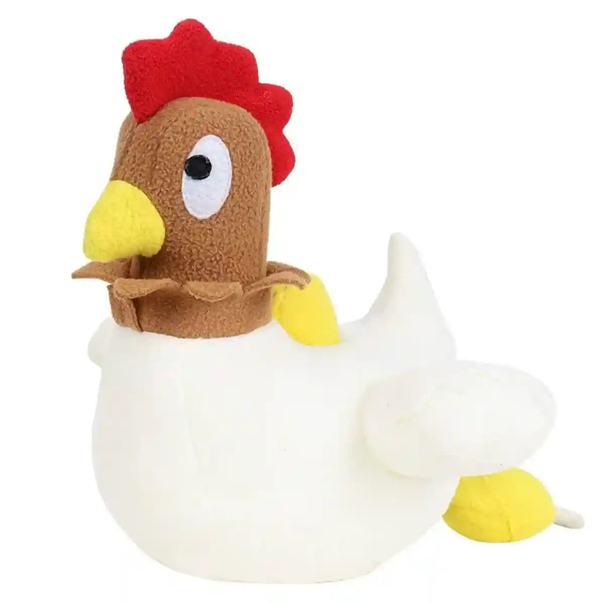 Hen Laying Eggs Dog Toy Plush Squeaky Treat Puzzle for Small Dogs
