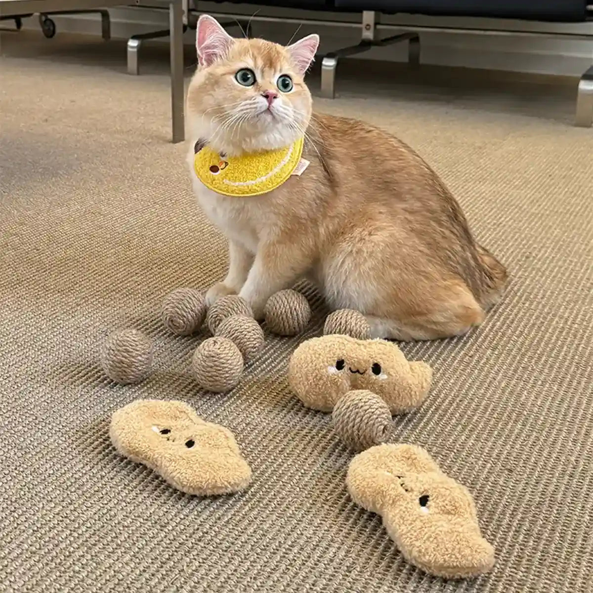 Colorful Wooden Bird Swing with Bells Parrot Cage Hanging Toy