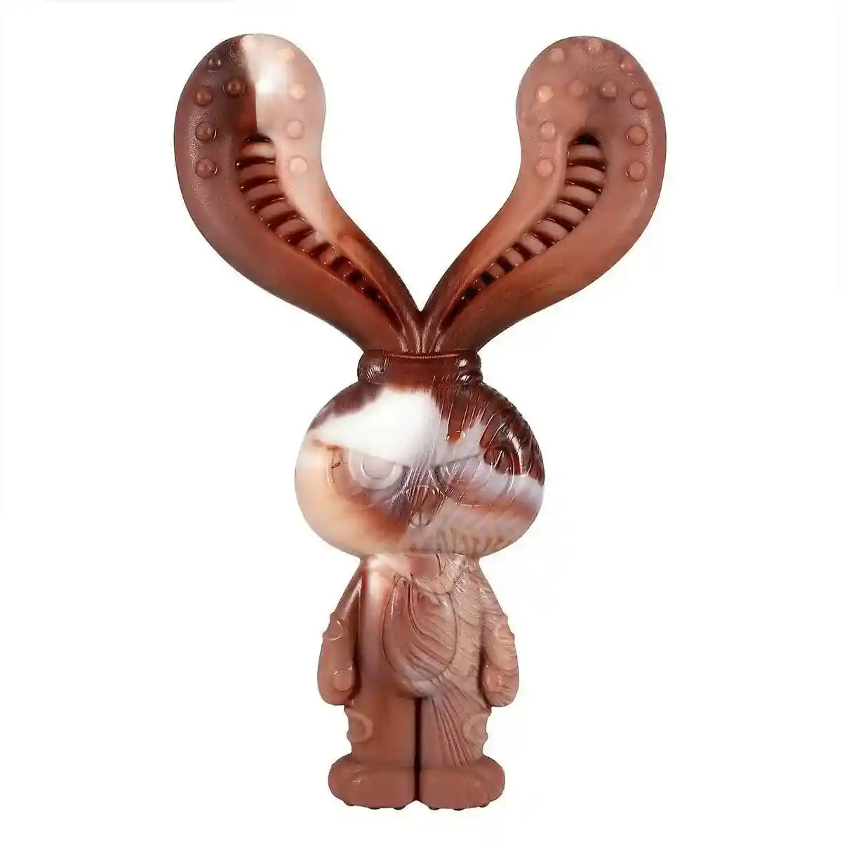 Rabbit-Shaped Dog Chew Toy with Beef Flavor for Large Breeds