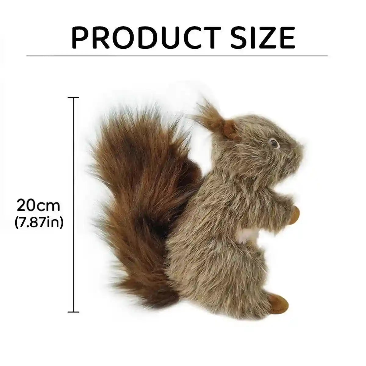 Plush Chew Toy with Squeaker Fun & Durable Squeaky Dog Toy for All Breeds