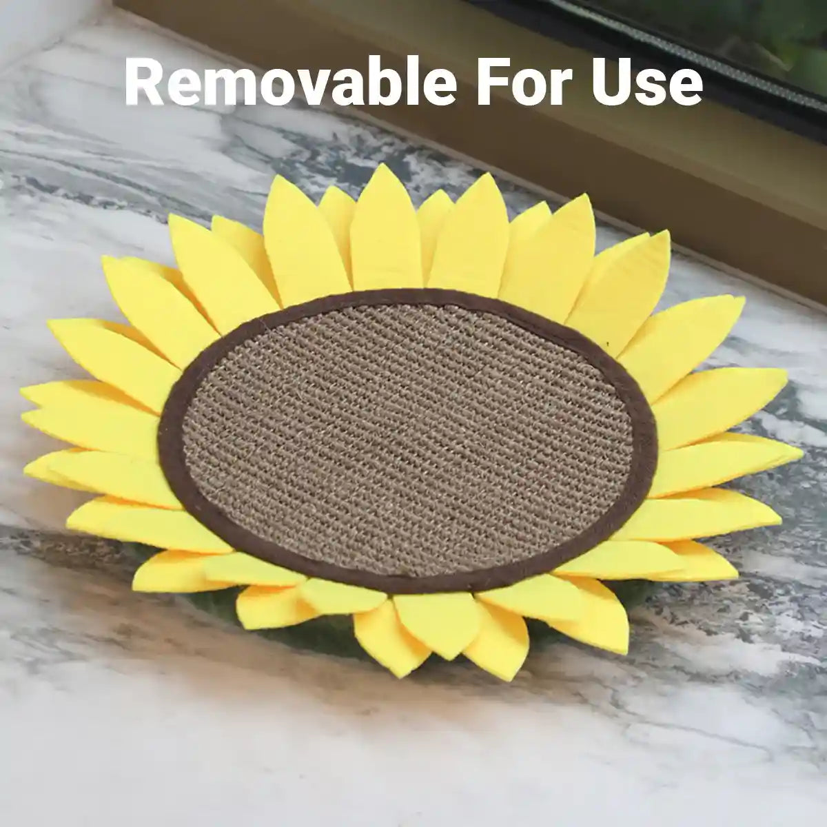 Sunflower Cat Scratching Post Decorative Sisal Climbing Rack