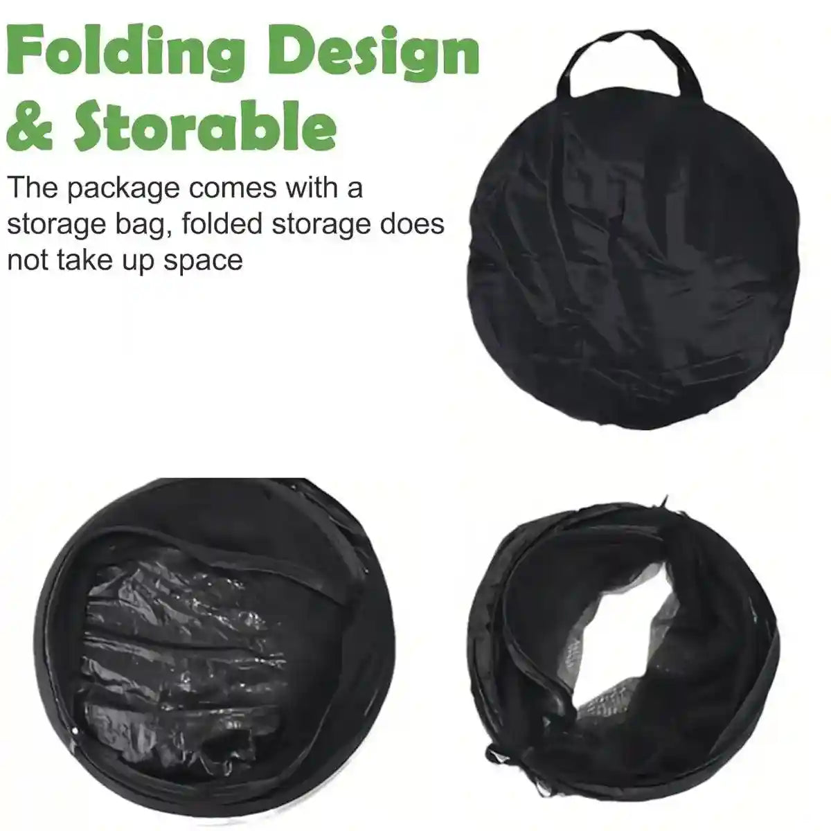 Foldable Cat Tunnel Outdoor Play Tent – Breathable Mesh Pet Playpen