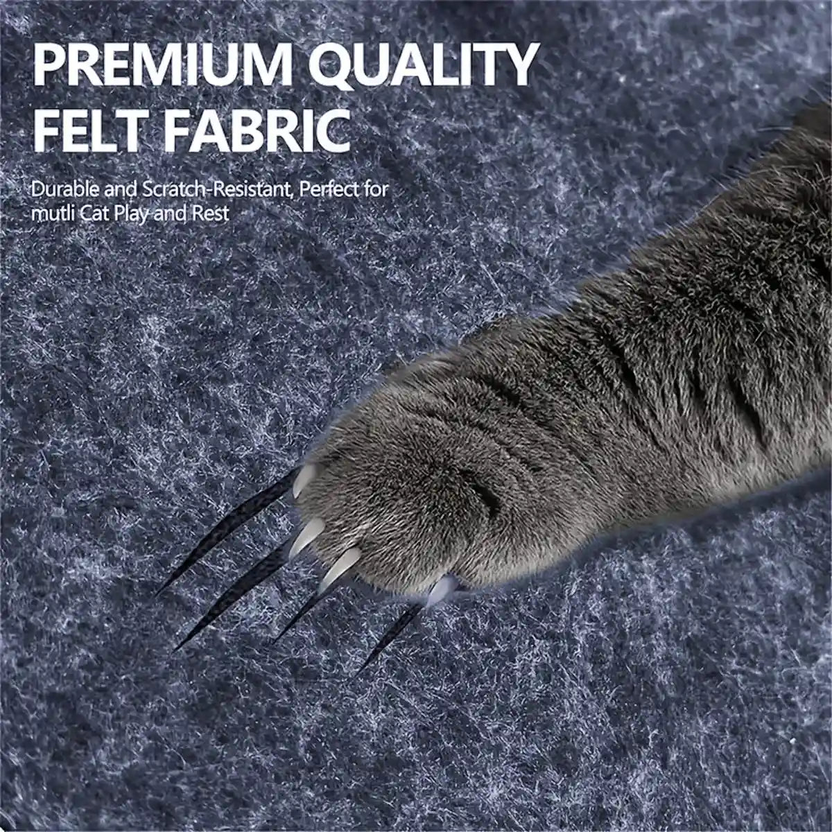 Felt Cat Bed Stacking Game Tower