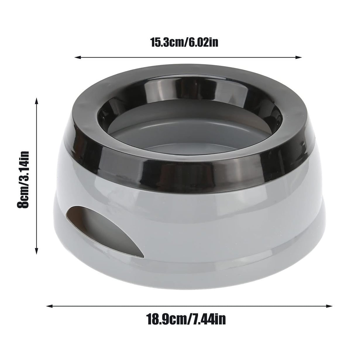 No Spill Pet Water Bowl With Floating Plate