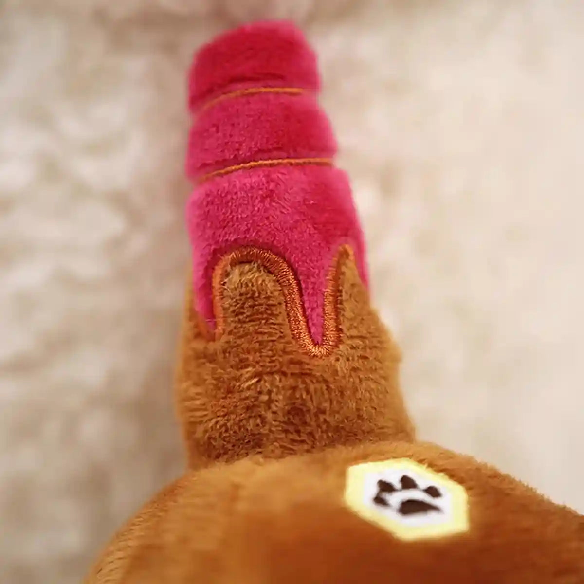 Whiskey Bottle Plush Dog Toy Crinkle Chew for Small and Medium Dogs