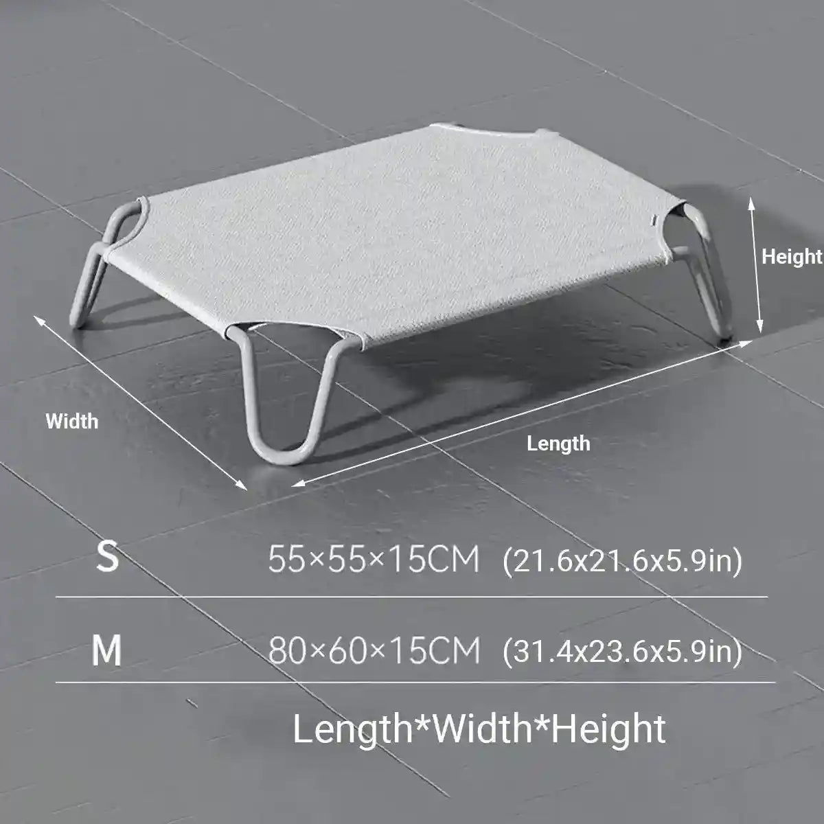 Elevated Design for Comfort Breathable & Portable Camping Dog Bed