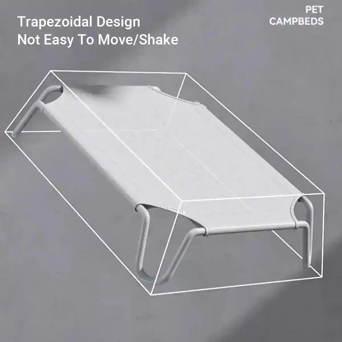 Elevated Design for Comfort Breathable & Portable Camping Dog Bed