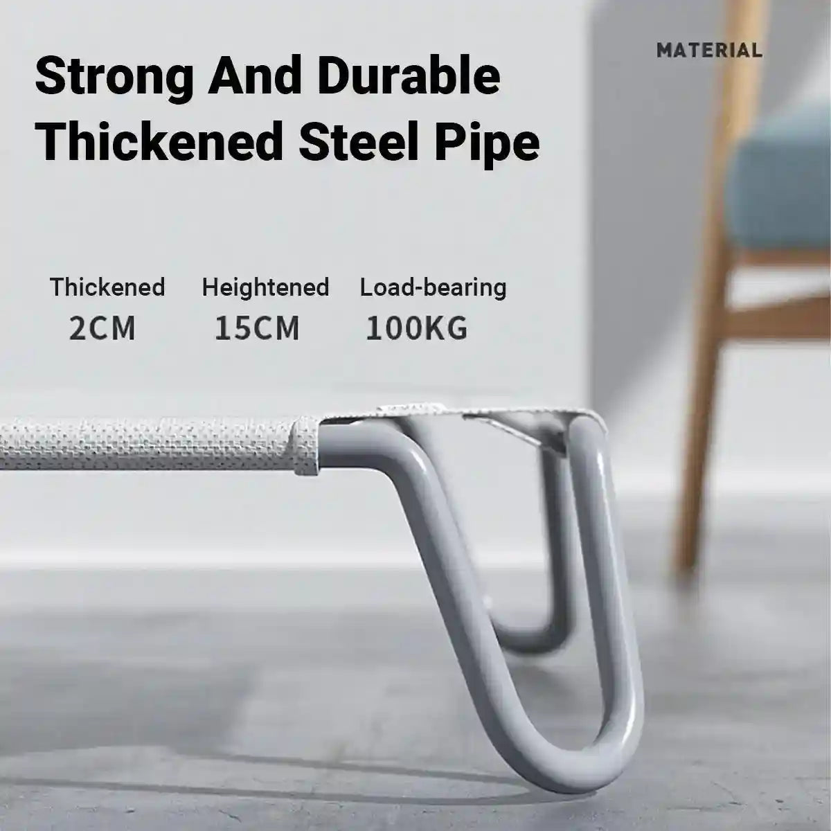 Elevated Design for Comfort Breathable & Portable Camping Dog Bed