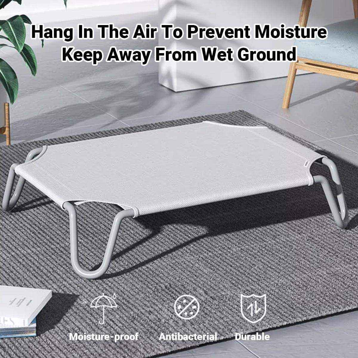 Elevated Design for Comfort Breathable & Portable Camping Dog Bed