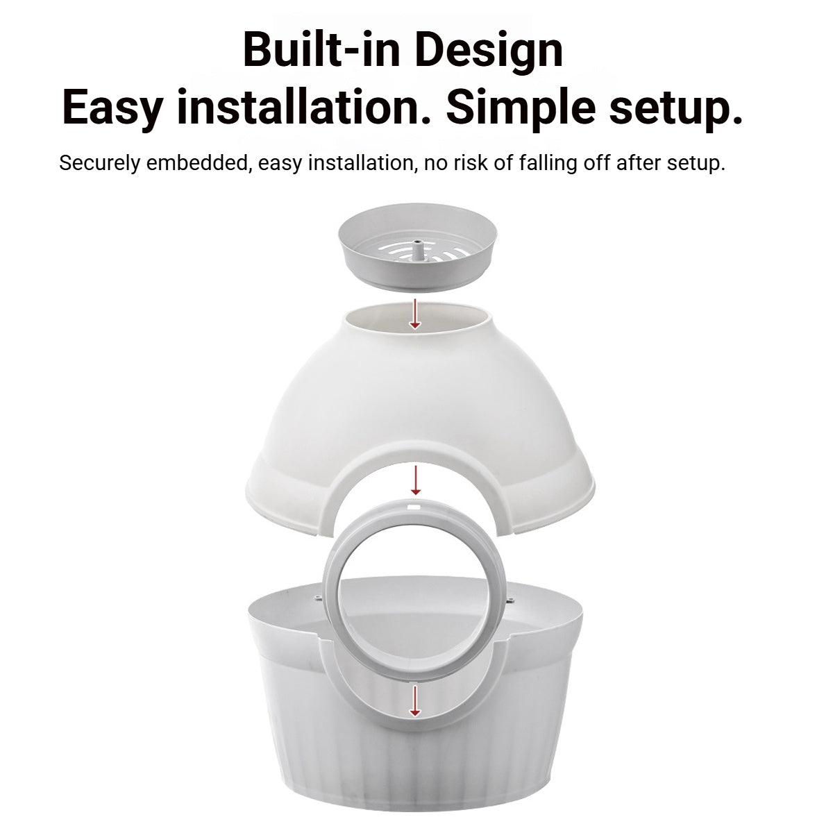 2 in 1 Cat Bed and Litter Box Flower Pot Style for Indoor Pet House Toilet