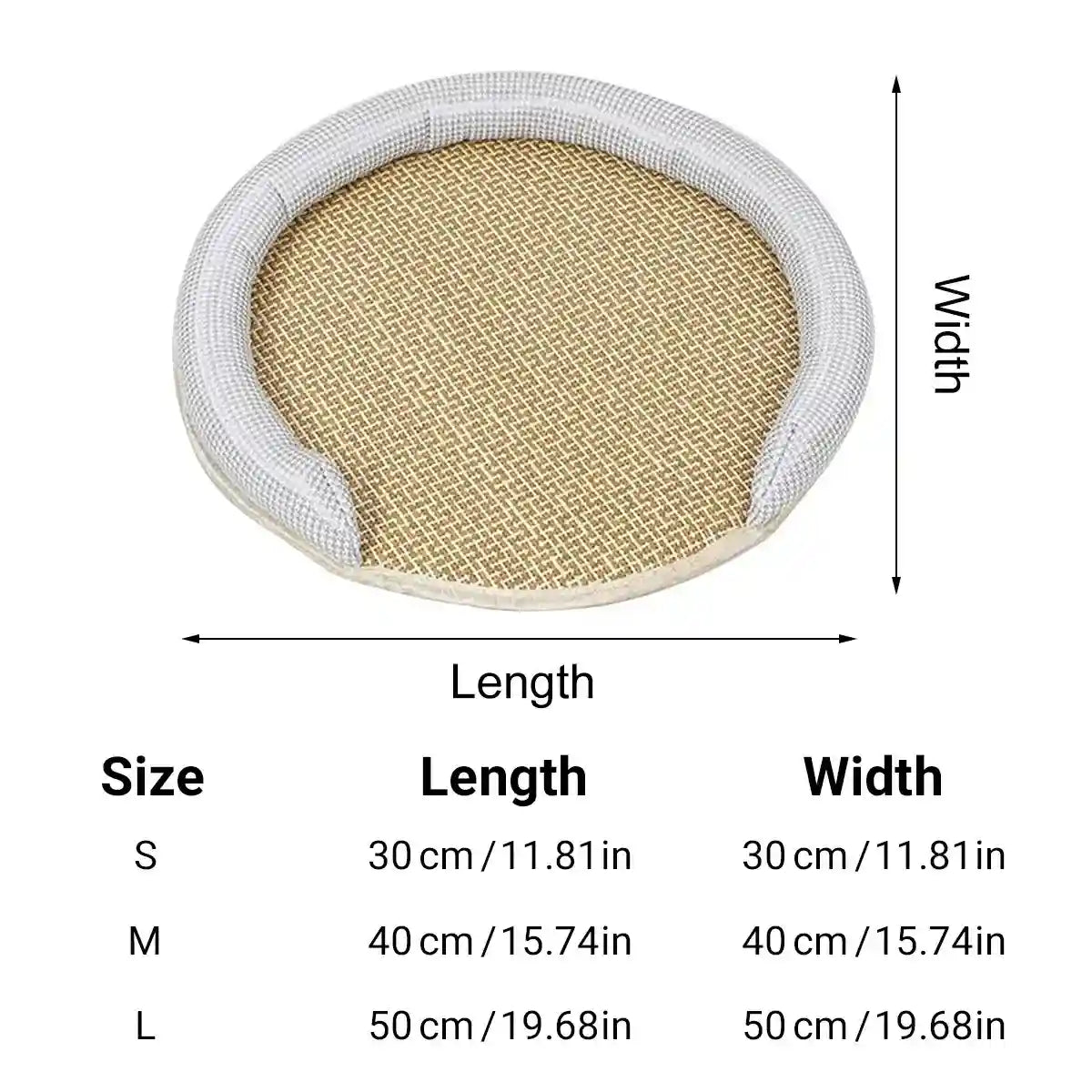Summer Pet Cool Mat for Cats and Small Dogs with Breathable Fabric