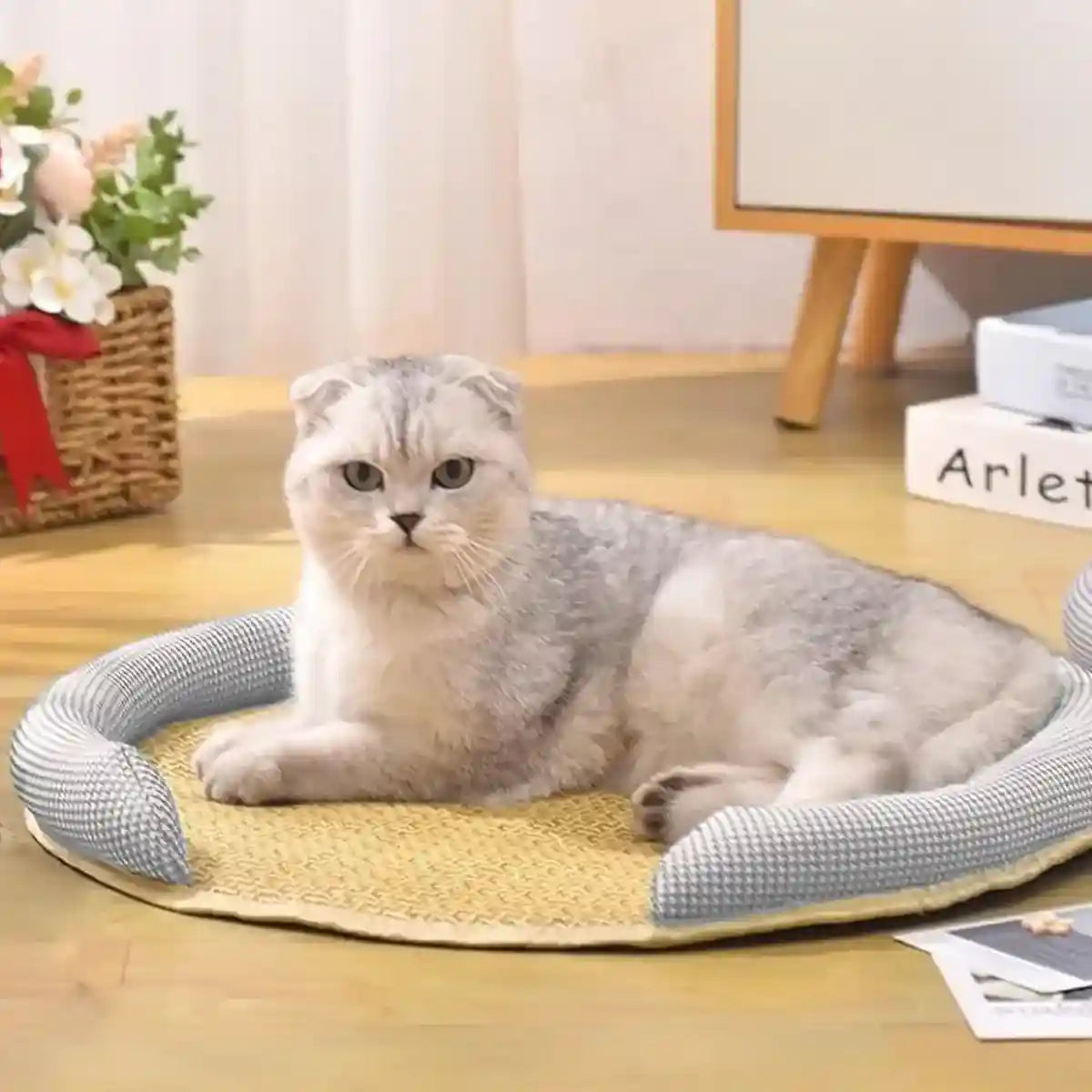 Summer Pet Cool Mat for Cats and Small Dogs with Breathable Fabric