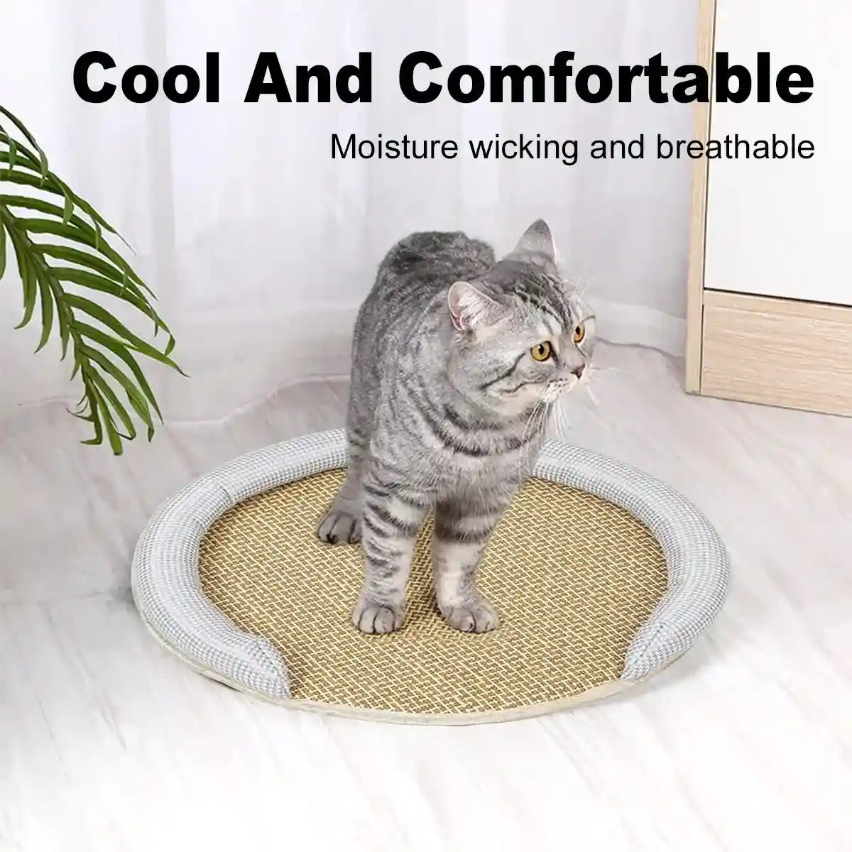 Summer Pet Cool Mat for Cats and Small Dogs with Breathable Fabric
