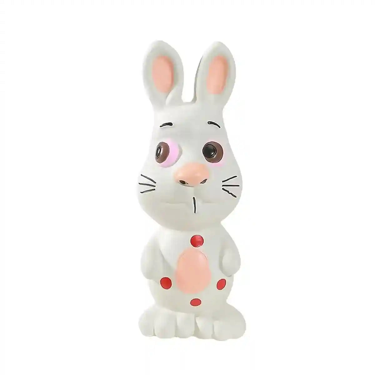 Durable Latex Dog Chew Toy Bunny Squeaky Toy for Dental Wellness