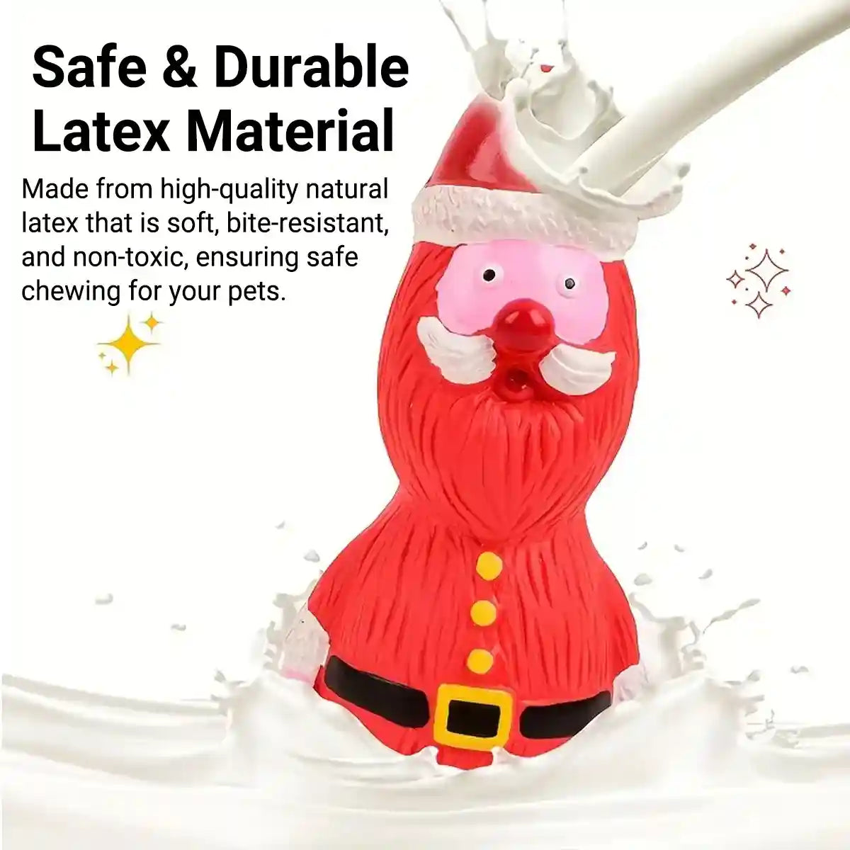 Pet Latex Toys Christmas Squeaky Dog Chew Toys Set