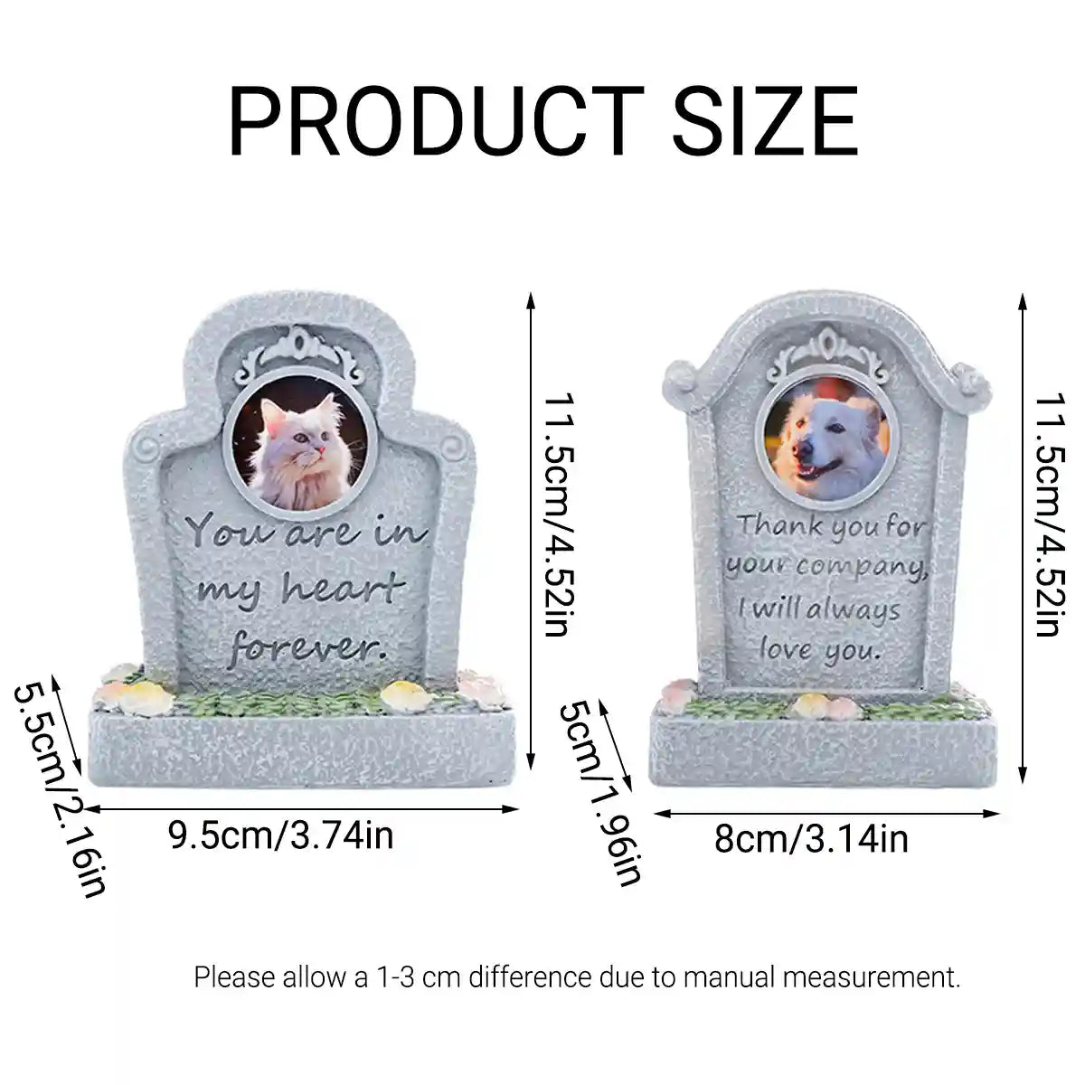 Handcrafted Resin Pet Urn Memorial Box with 3D Carving Design