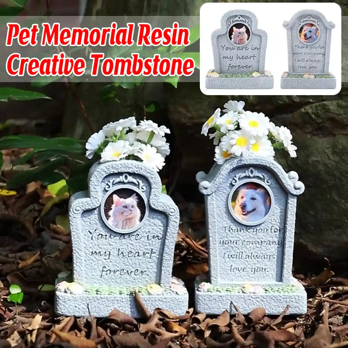 Handcrafted Resin Pet Urn Memorial Box with 3D Carving Design