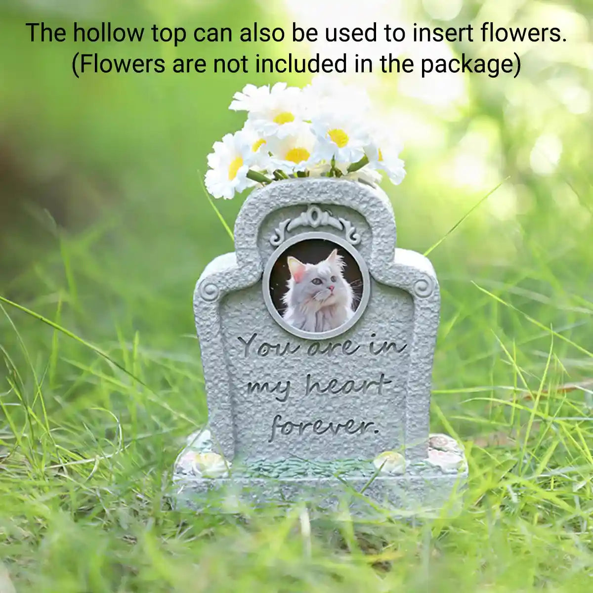Handcrafted Resin Pet Urn Memorial Box with 3D Carving Design