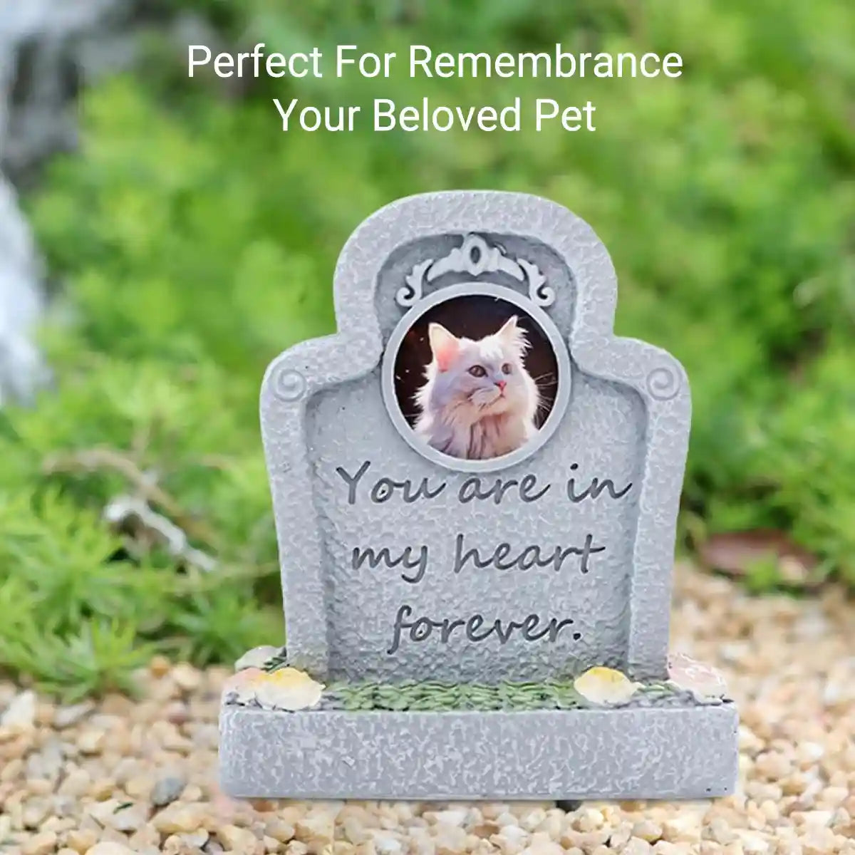 Handcrafted Resin Pet Urn Memorial Box with 3D Carving Design