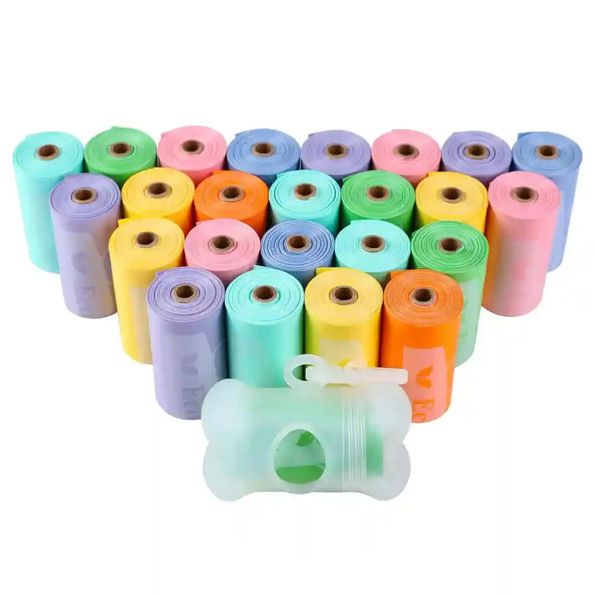 Eco Pet Poop Bags 24 Rolls Leakproof Waste Disposal Set