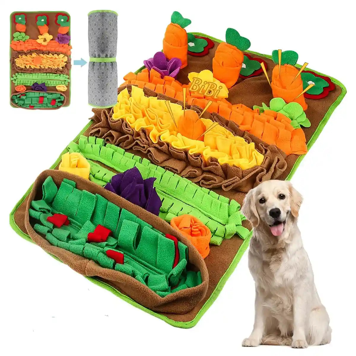 Dog Snuffle Mat Interactive Feeding & Training Pad For Dogs And Cats