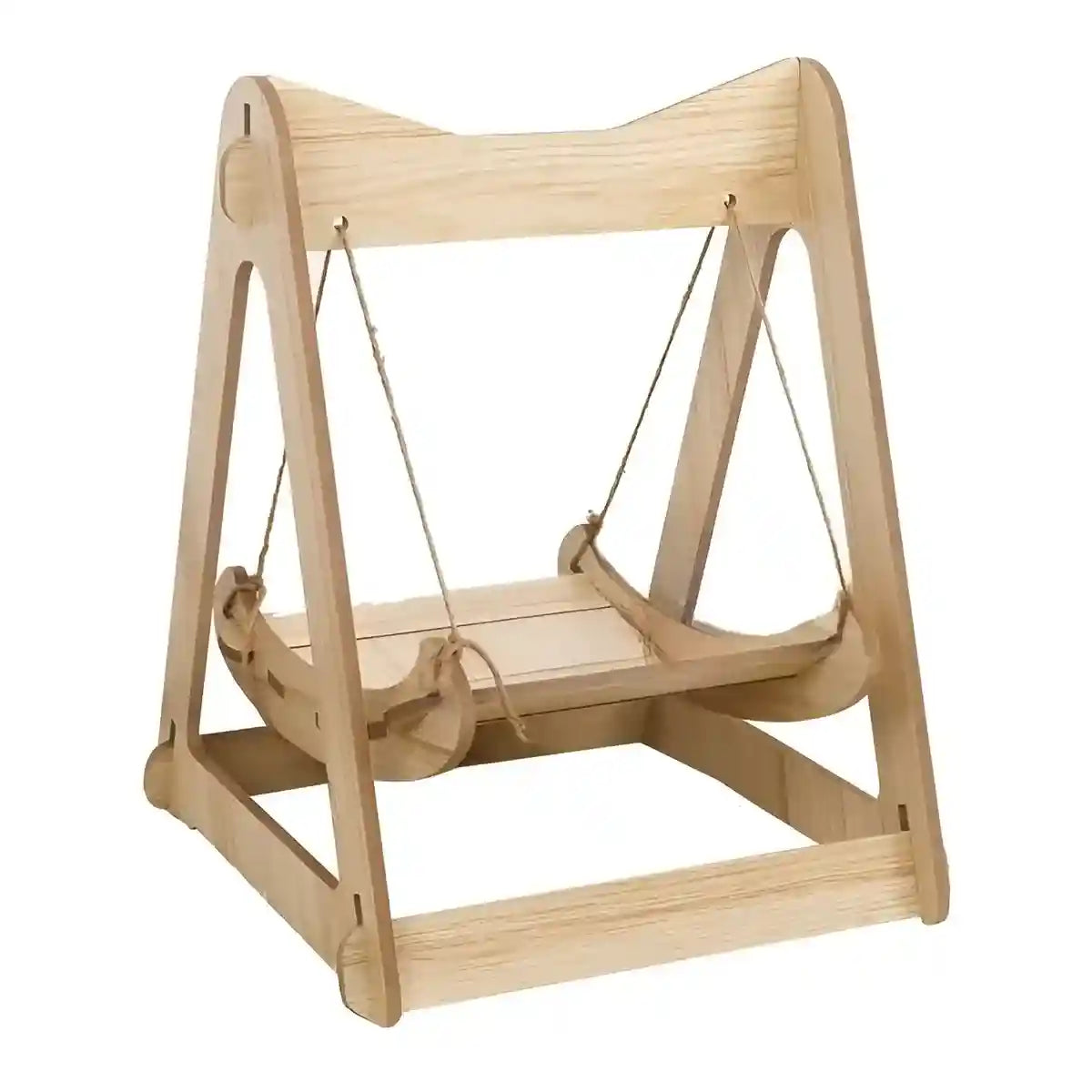 Wooden Swing Design Cat Hanging Beds for Small Pets