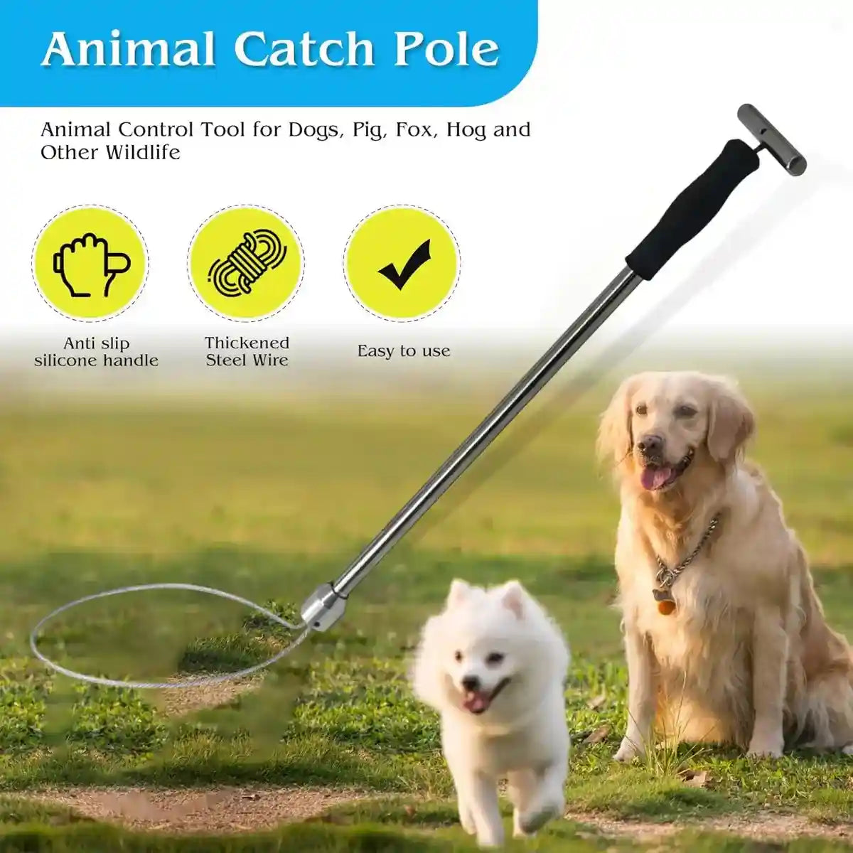 Stainless Steel Animal Catching Pole