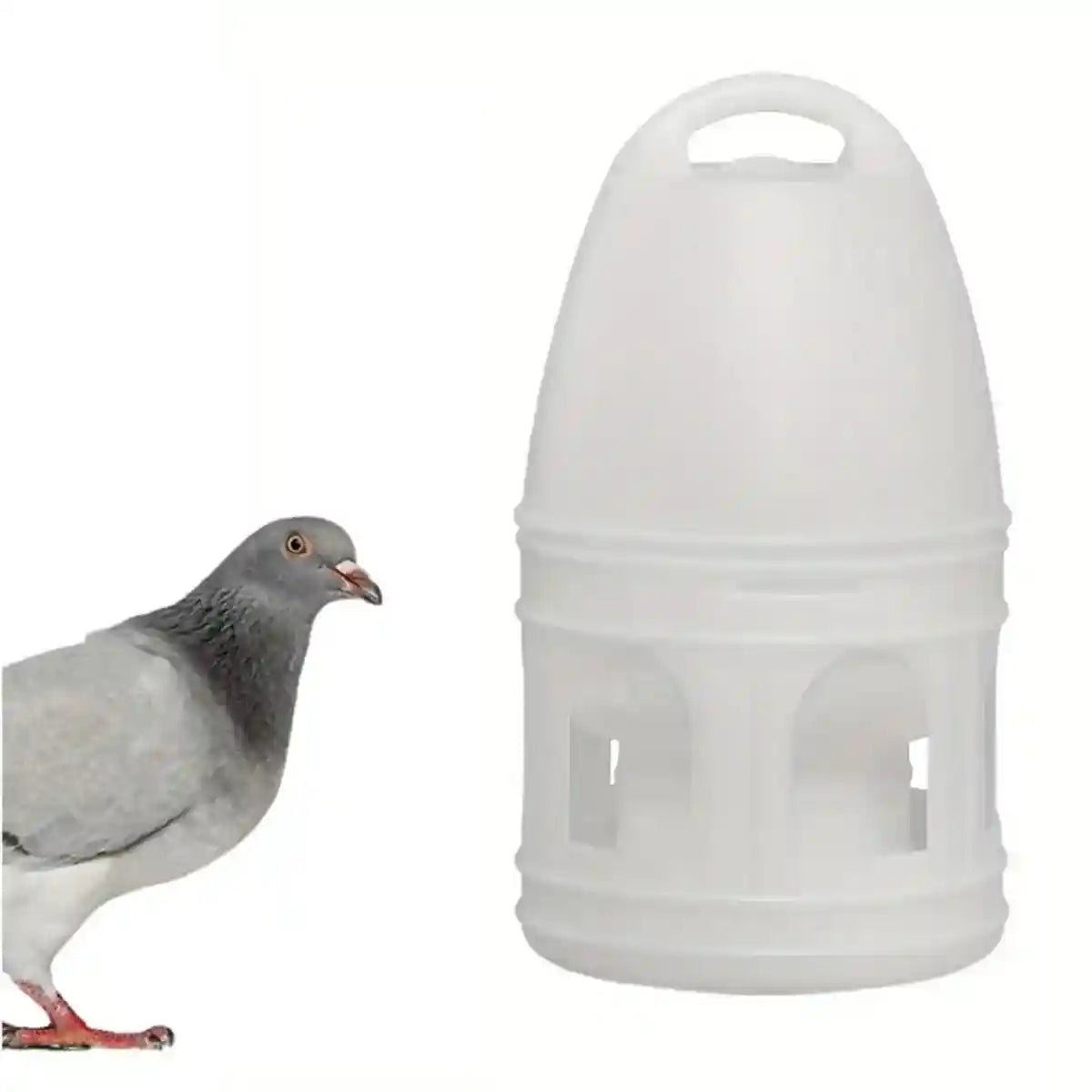 3L Automatic Bird Waterer Large Capacity Dispenser for Pigeons & Parrots