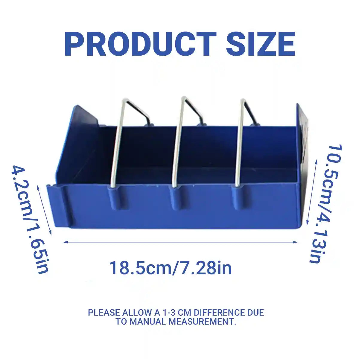 Anti-Spill Pigeon Feeder 2PCS Durable Bird Poultry Feeding Trough