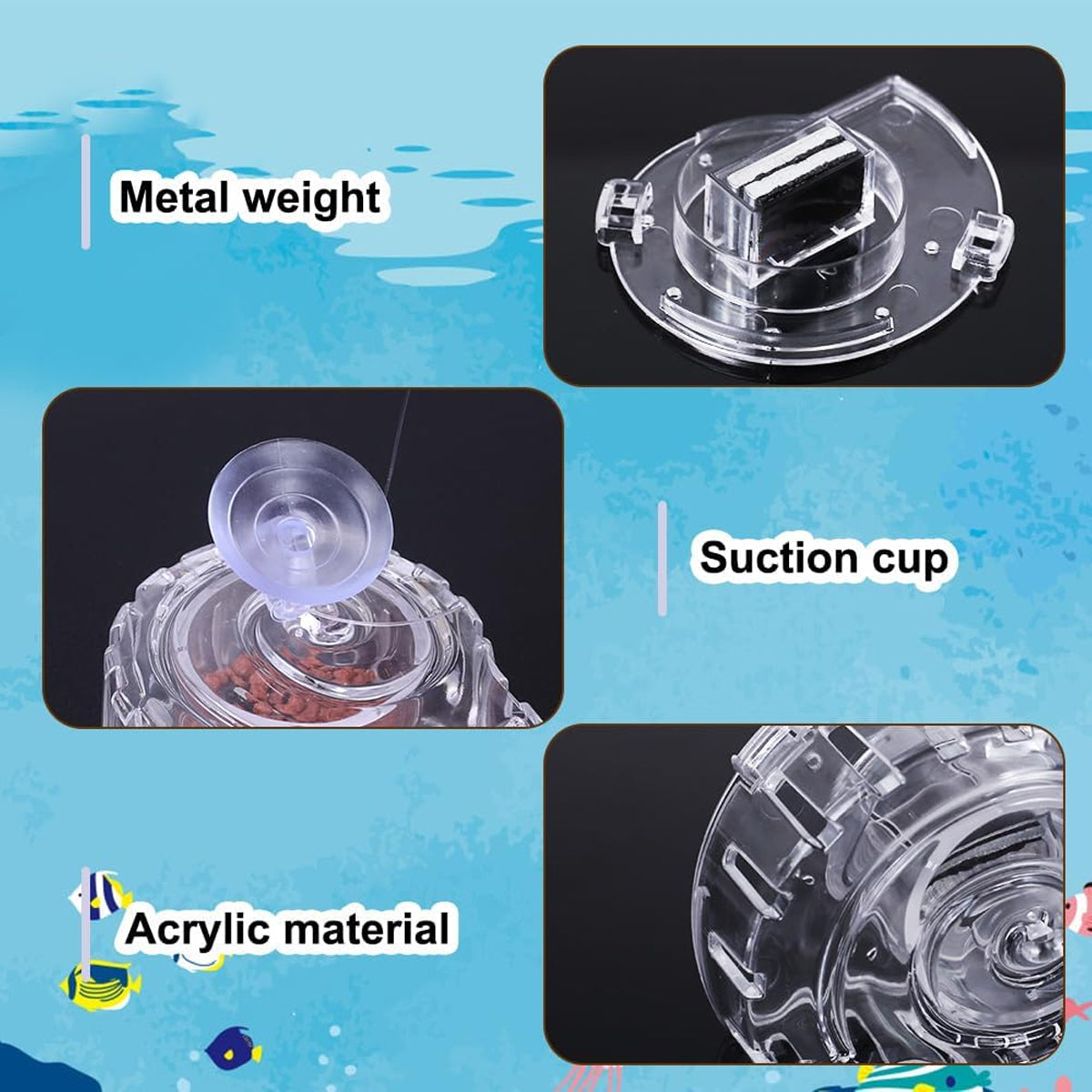 Aquarium Snail Catcher Transparent PC Trap Safe & Effective for Fish Tanks