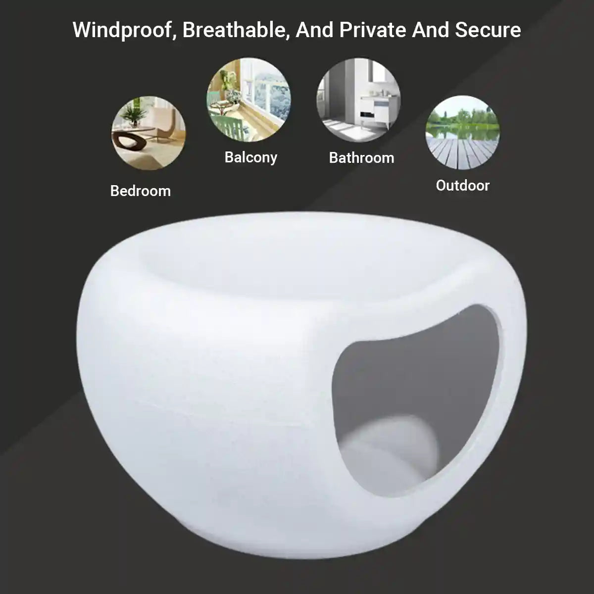 Plastic Cat Nest Durable Indoor Pet Bed with Modern Design